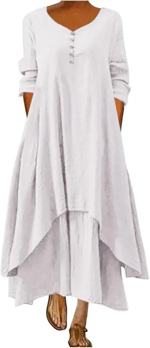aihihe Maxi Dresses for Women 2024 Boho Dresses for Women 2024 Grandma of The Bride Dresses Black Holiday Dress Plus Size