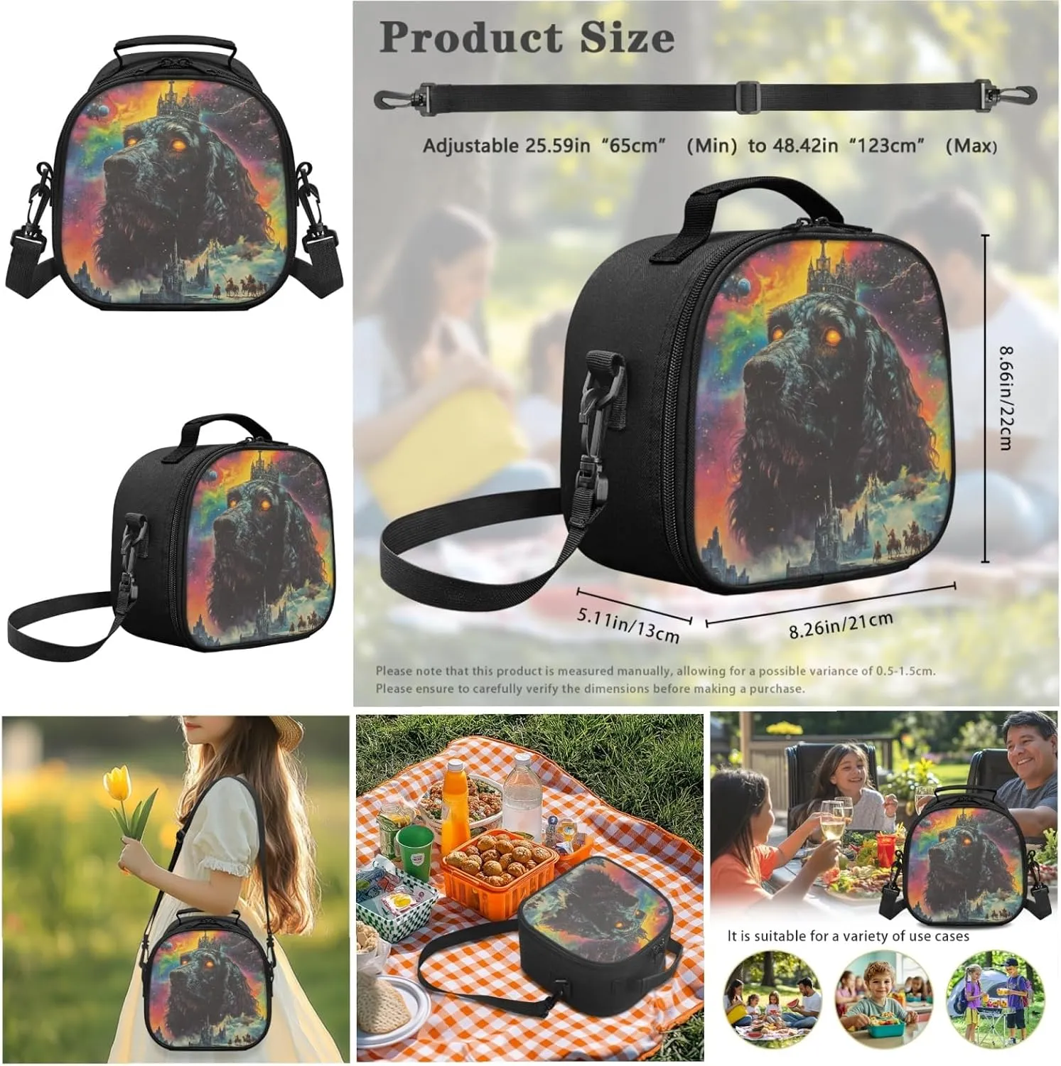 AmzPrint Afghan Hound Dog Backpack With Lunch Box For Girls Primary School 3 Pcs Backpack Set Back To School Bag Gifts