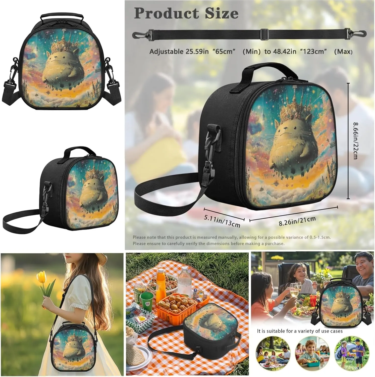 AmzPrint Beige Chinchilla School Backpacks And Lunch Kit Sets For Boys Preschool 3-In-1 Backpack Set Back To School Bag Gifts