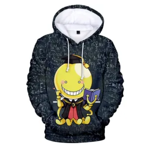 Anime Assassination Classroom Hoodies Fashion Streetwear Sweatshirts
