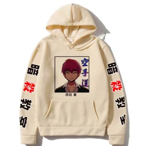 Anime Assassination Classroom Karma Akabane Sweatshirt Pullover Oversized Harajuku Hip Hop Streetwear Hoodies