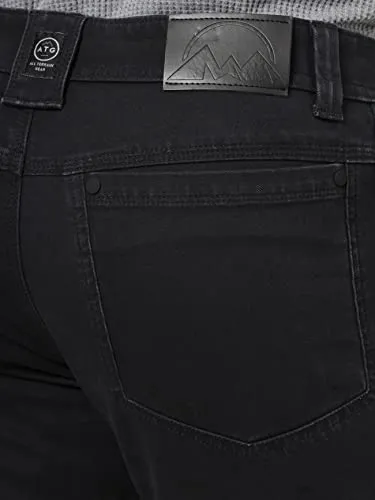 ATG by Wrangler Men's Reinforced Utility Pant, Caviar, 38W x 30L