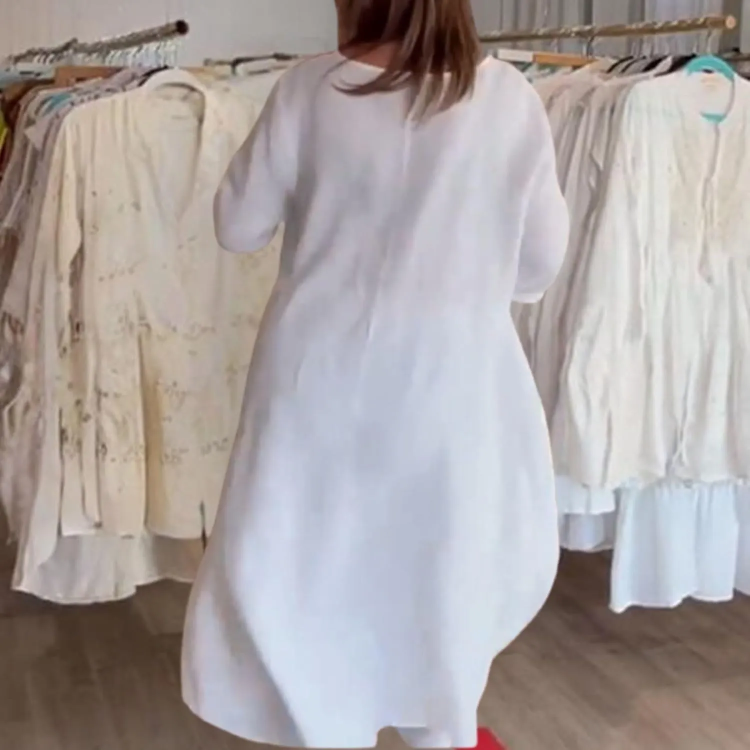 Bengbobar Linen Sets for Women 2 Piece Linen Suit Pants Two Piece Long Sleeve Maxi Dress and Wide Leg Pant Set Linen Outfits