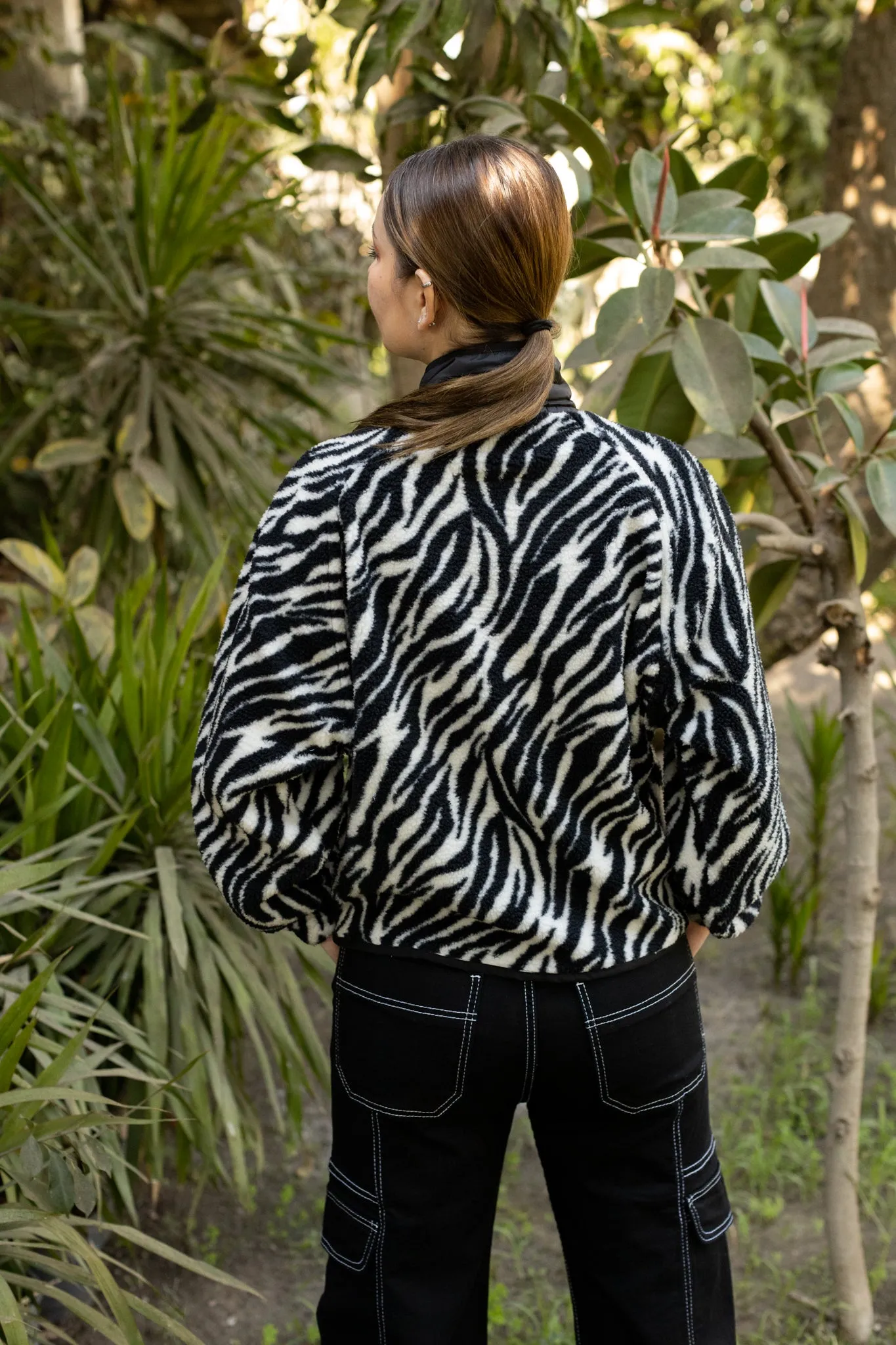 Berber Jacket with Nylon Pocket - 253030
