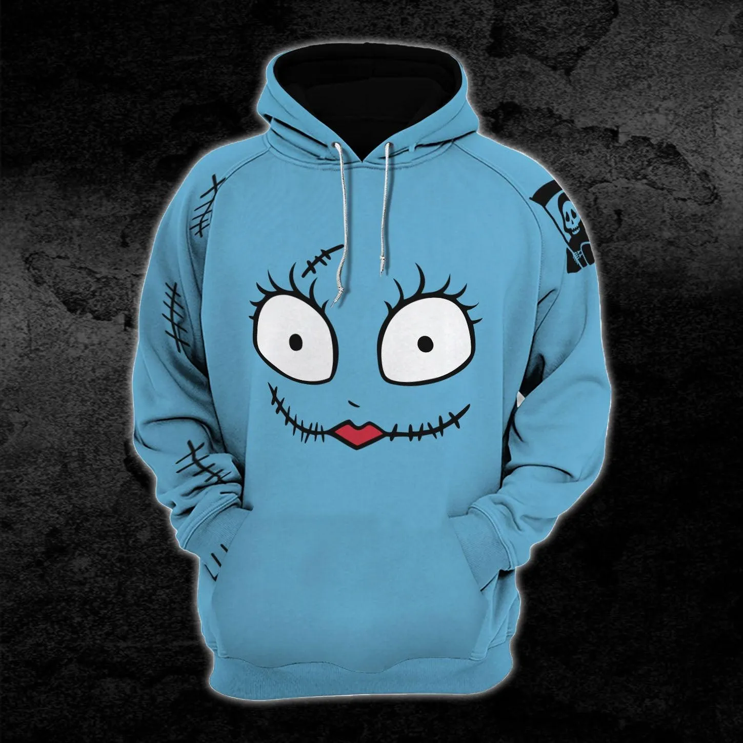 Blue Nightmare Hoodie and Leggings Set