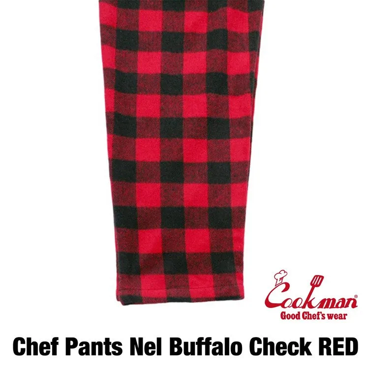 Cookman Chef Pants - Nel Buffalo Plaid : Red