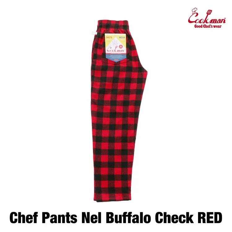 Cookman Chef Pants - Nel Buffalo Plaid : Red
