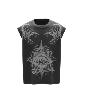 Dusk Grey Unisex Boxy Vest