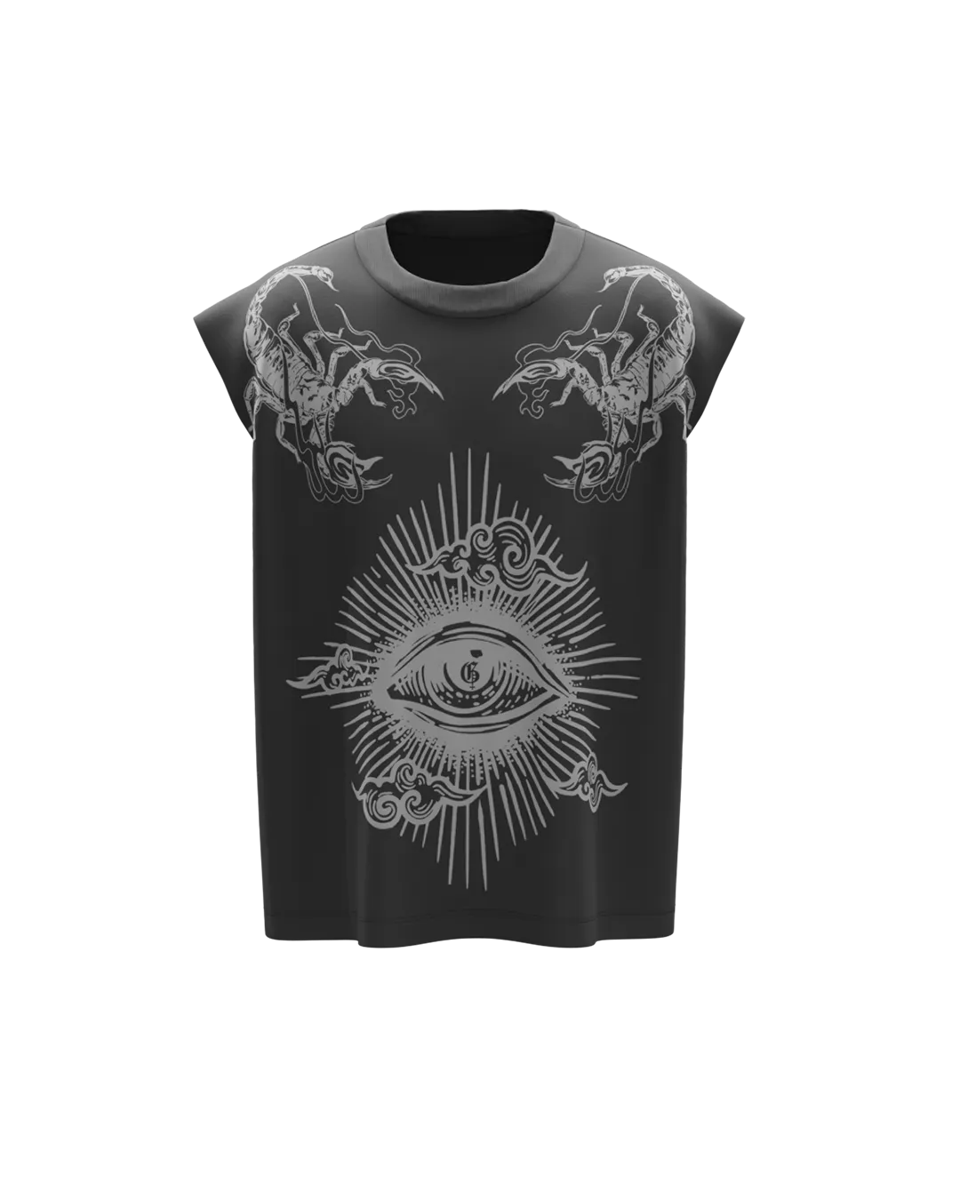 Dusk Grey Unisex Boxy Vest