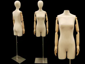 Female Display Dress Form with Arms and Head MM-JF-F2Larm