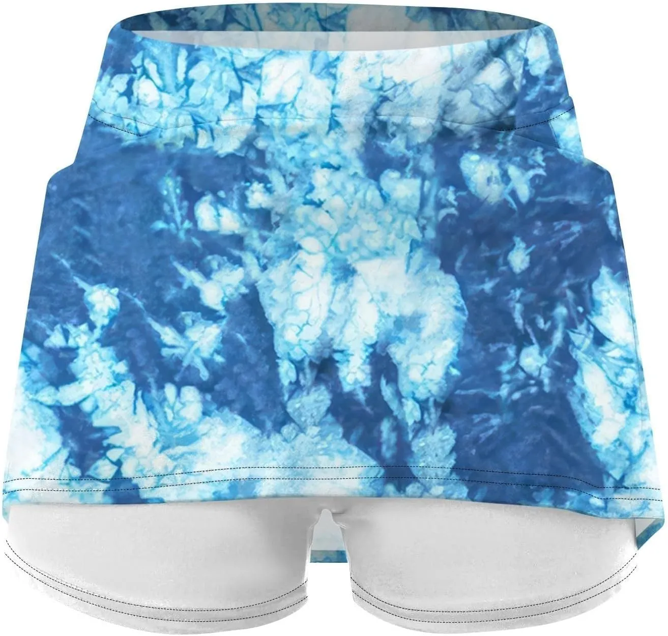 Floral Tennis Skirts for Women Lightweight High Waisted Golf Skorts Trendy Workout Athletic Tennis Mini Short Skirts