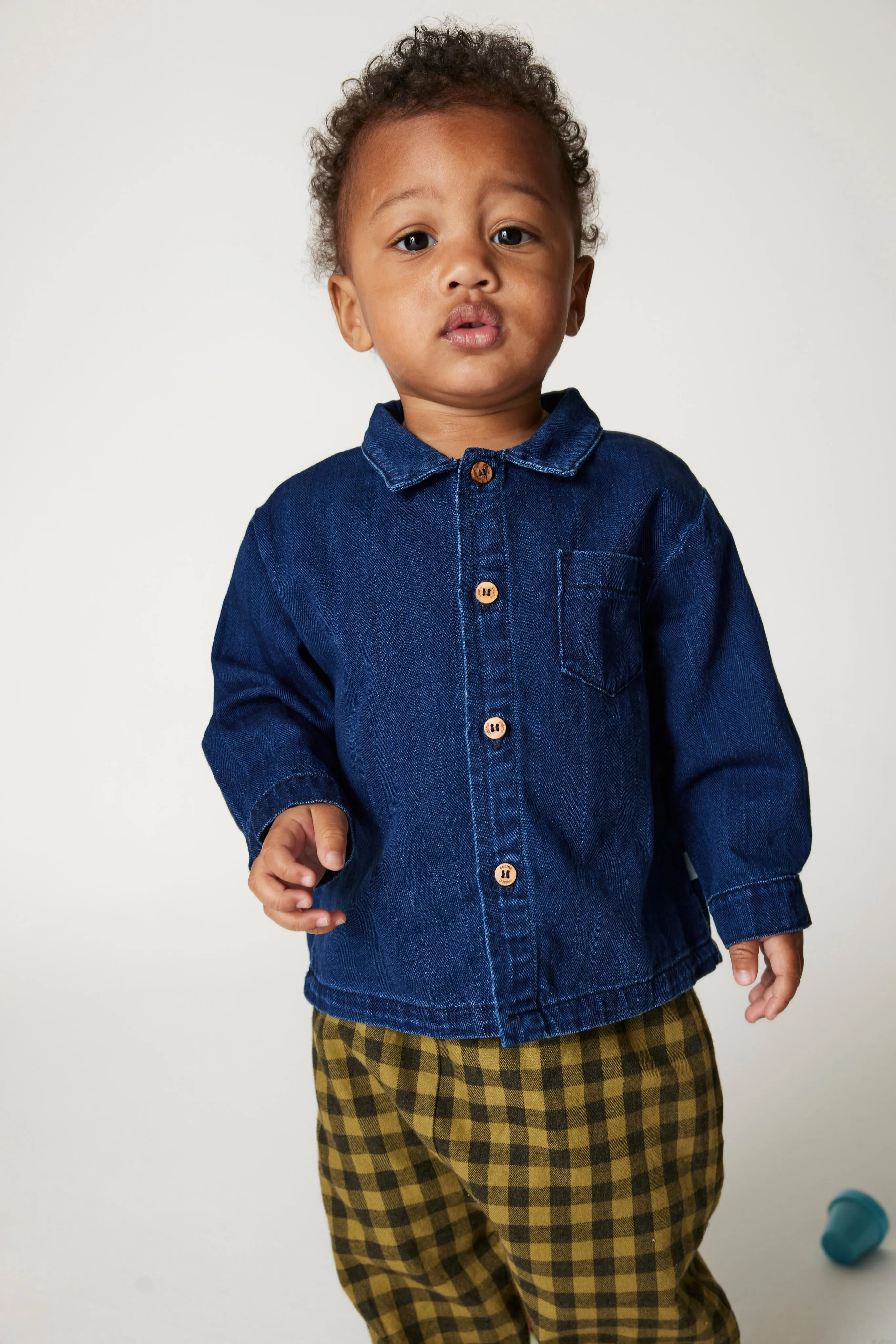 GINGHAM BABY PANTS