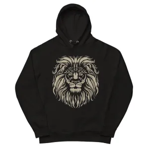 Heart of a Lion Eco Hoodie Black/Tan