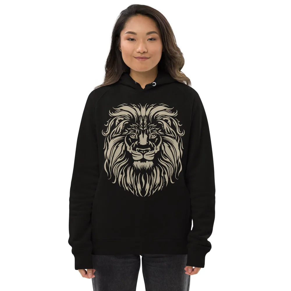 Heart of a Lion Eco Hoodie Black/Tan