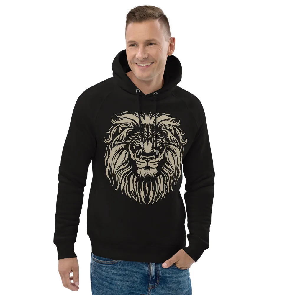 Heart of a Lion Eco Hoodie Black/Tan