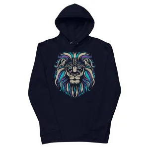 Heart of a Lion Eco Hoodie Navy