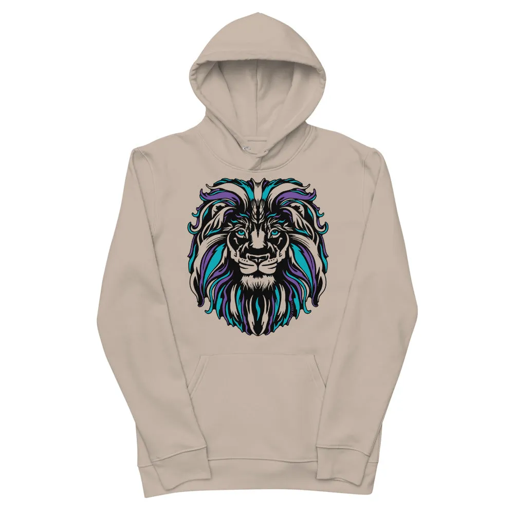 Heart of a Lion Eco Hoodie Tan