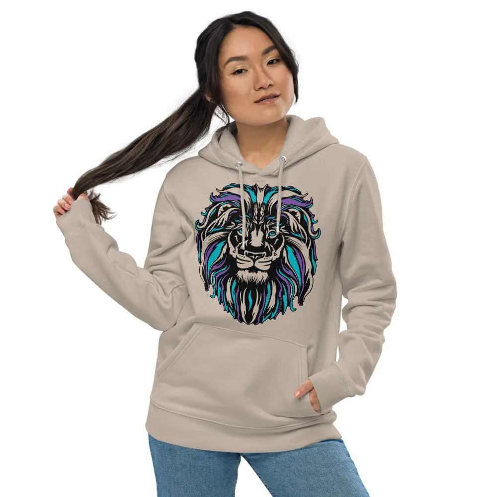 Heart of a Lion Eco Hoodie Tan