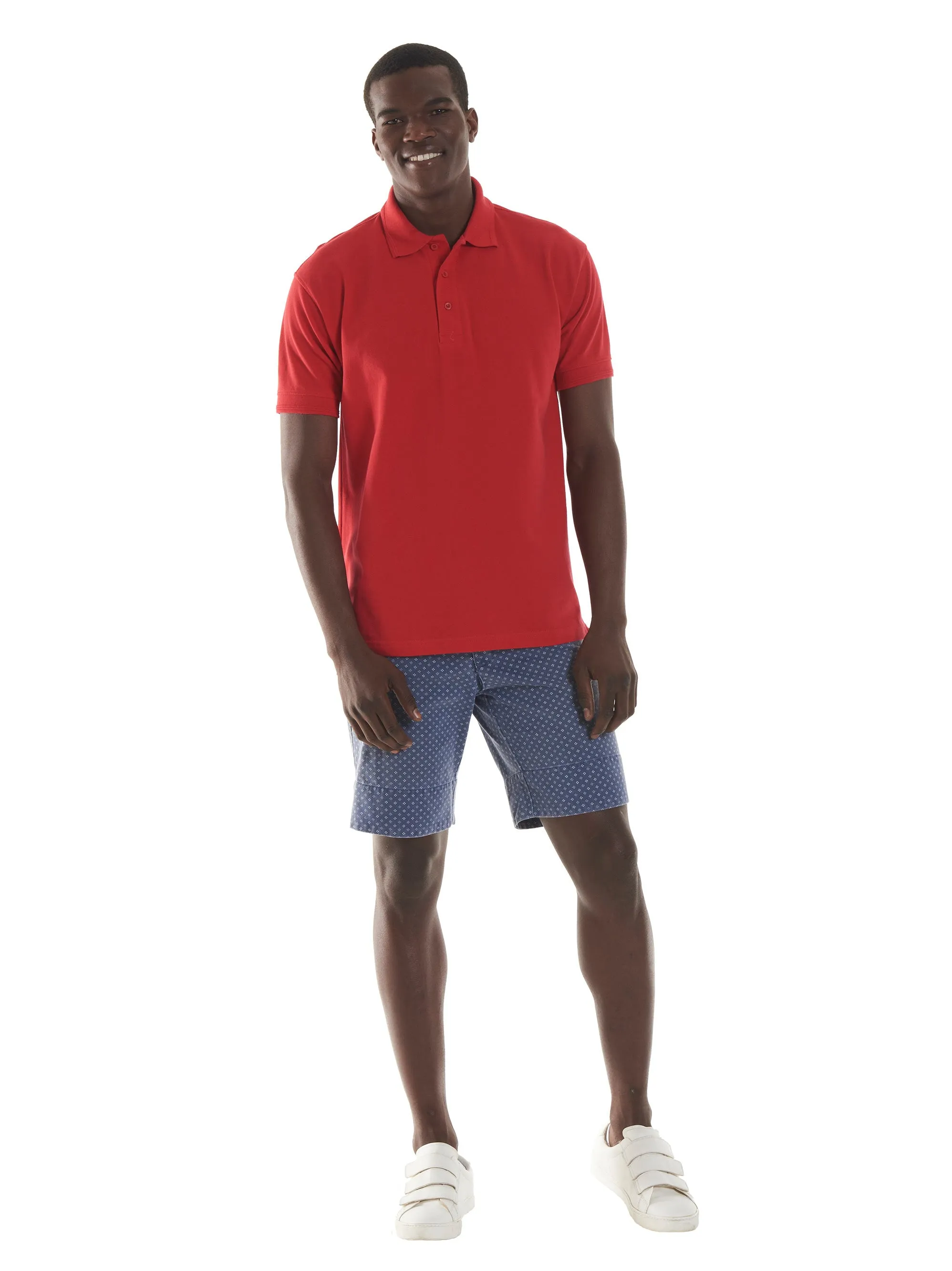 Heavyweight Cotton Poloshirt | Royal