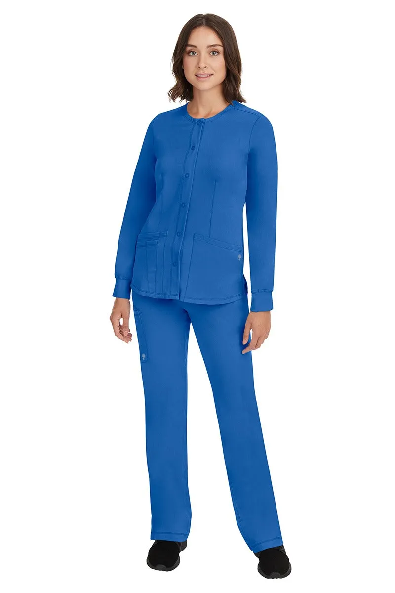 HH-Works Women's Megan Snap Front Scrub Jacket | Royal