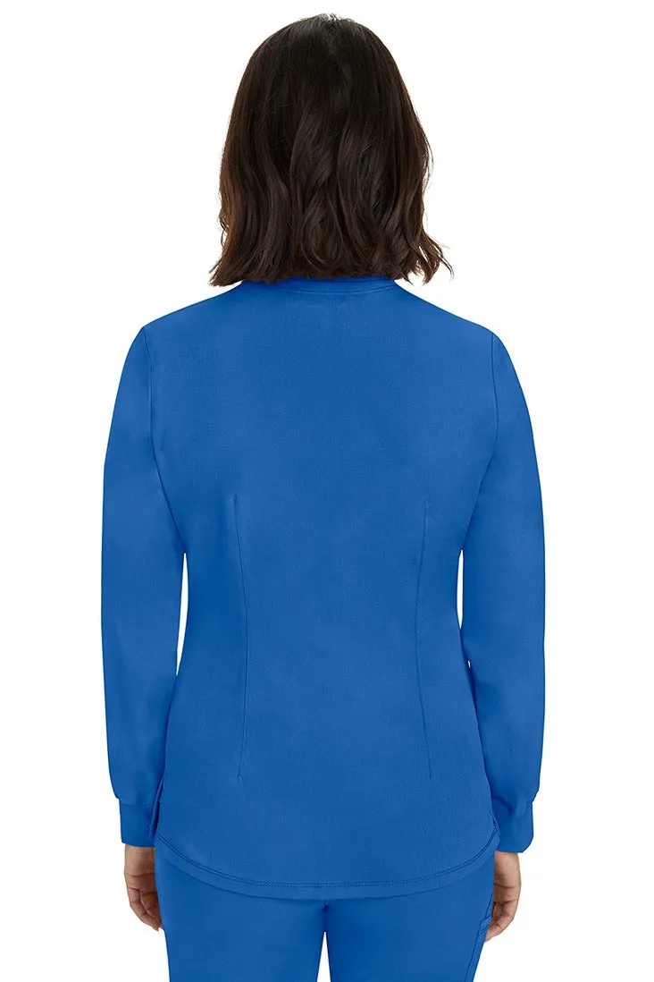 HH-Works Women's Megan Snap Front Scrub Jacket | Royal