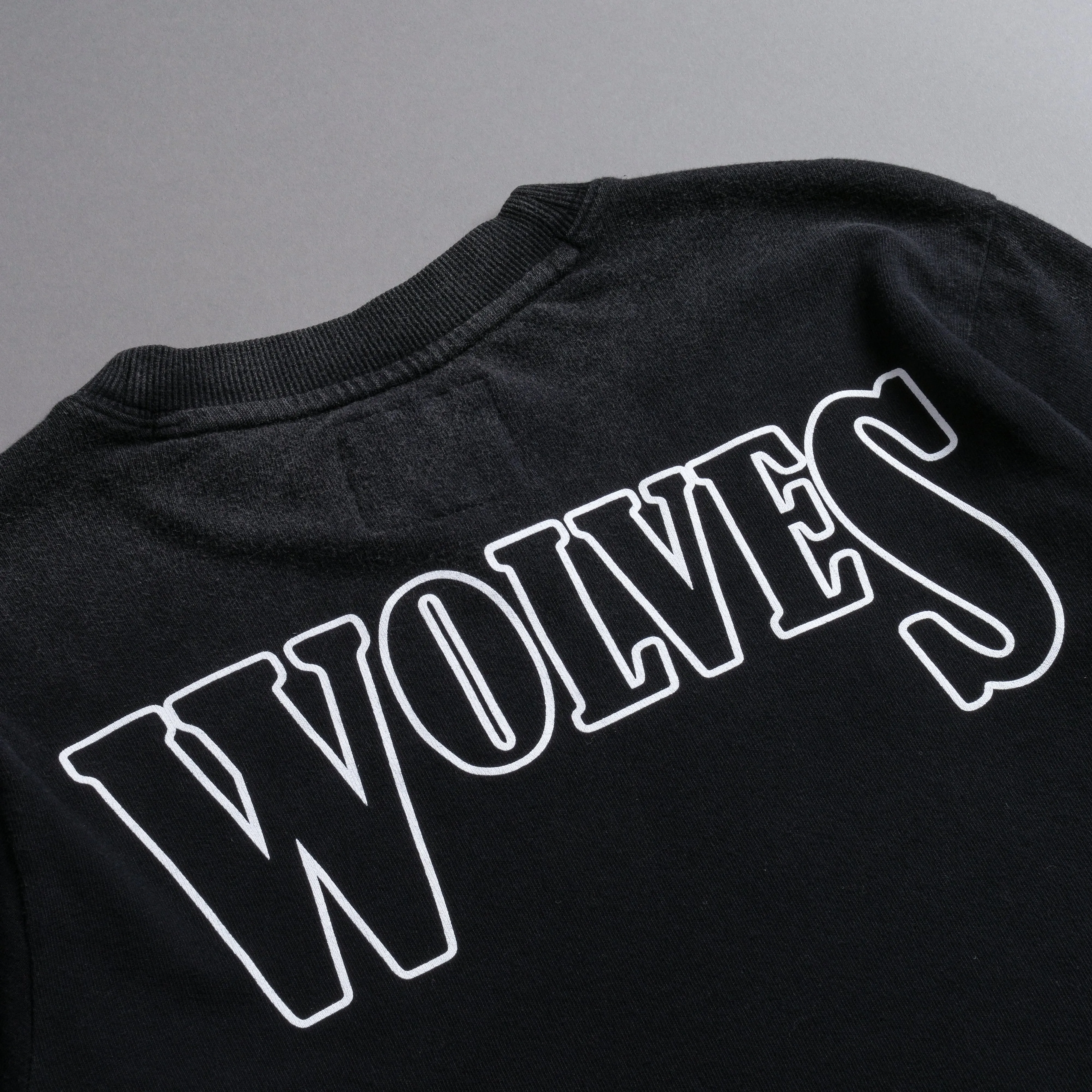 Howling At The Moon "Premium Vintage" (Cropped) Tee in Black