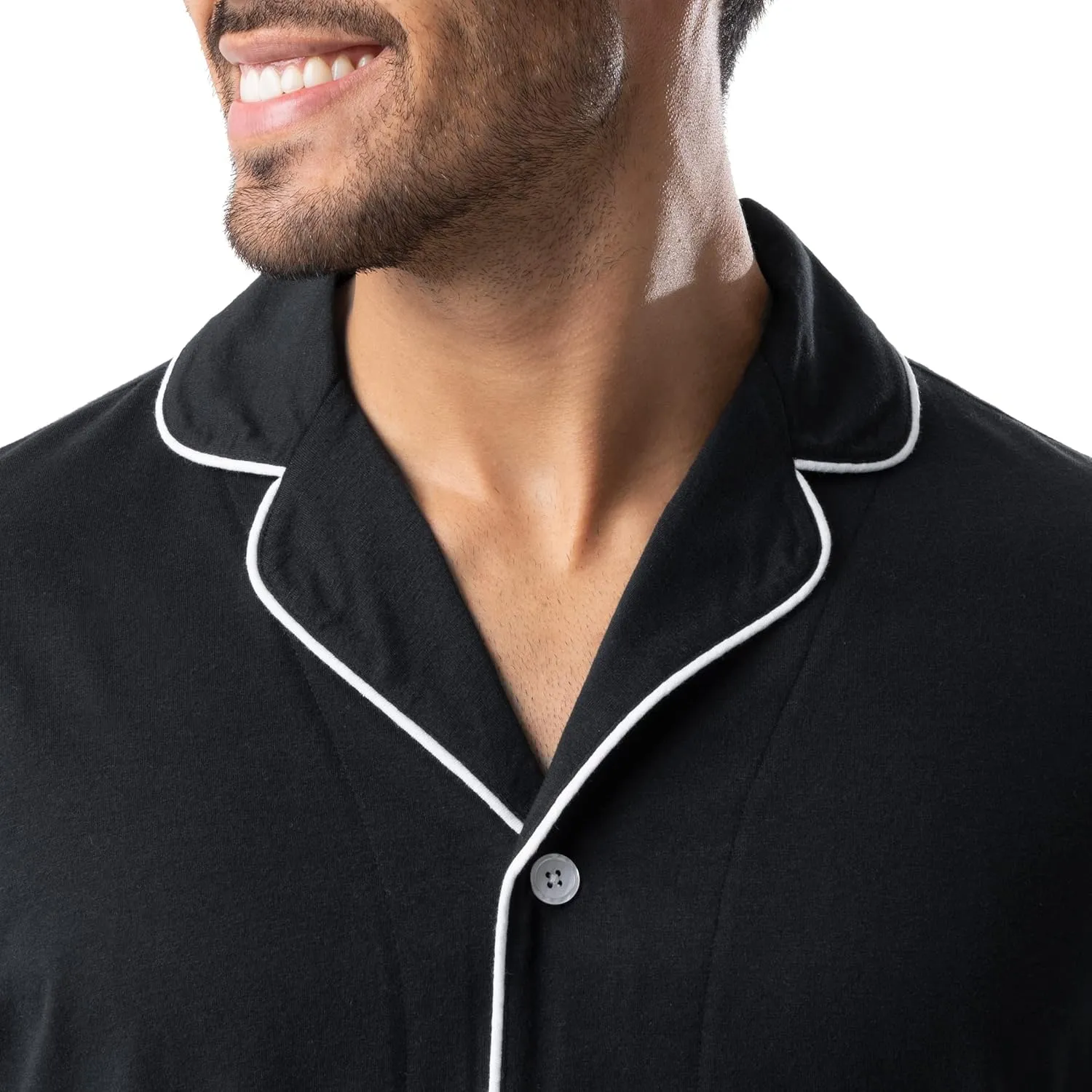 IZOD Men's Sueded Jersey Knit Pajama Set