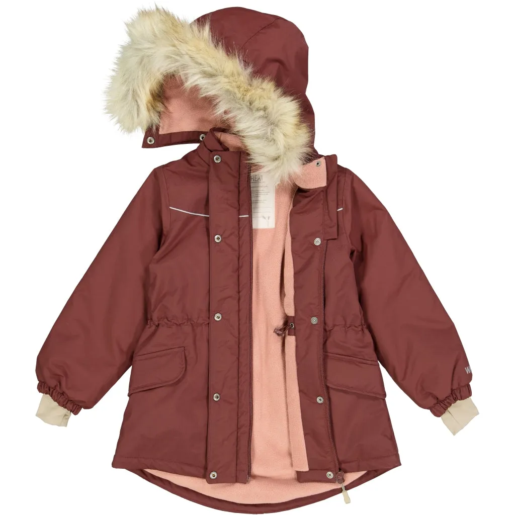Jacket Mathilde Tech - maroon
