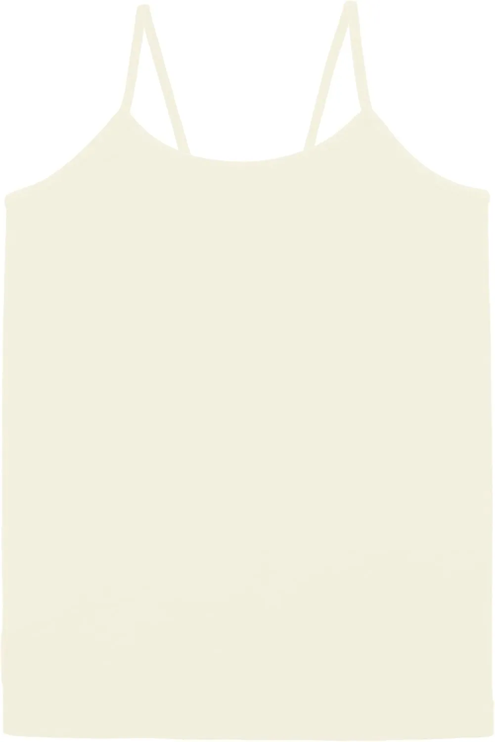 Kurve Girls Sleeveless Tank Top  Stretch Undershirts Cami Camisole, UV Protective Fabric, Rated UPF 50  (Made in USA)