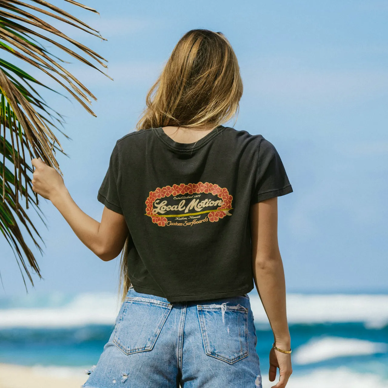 LEI NALU CROP TEE