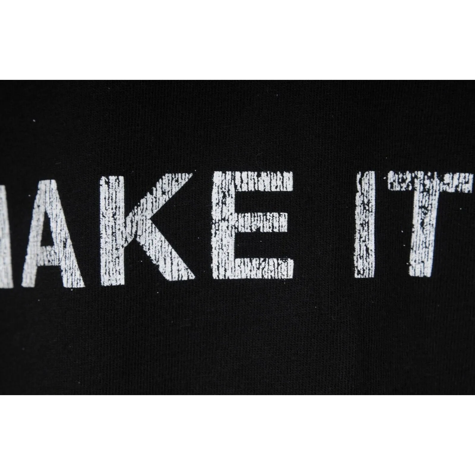 Make It Rain Maglia T Shirt XL Black Cotton Short Sleev