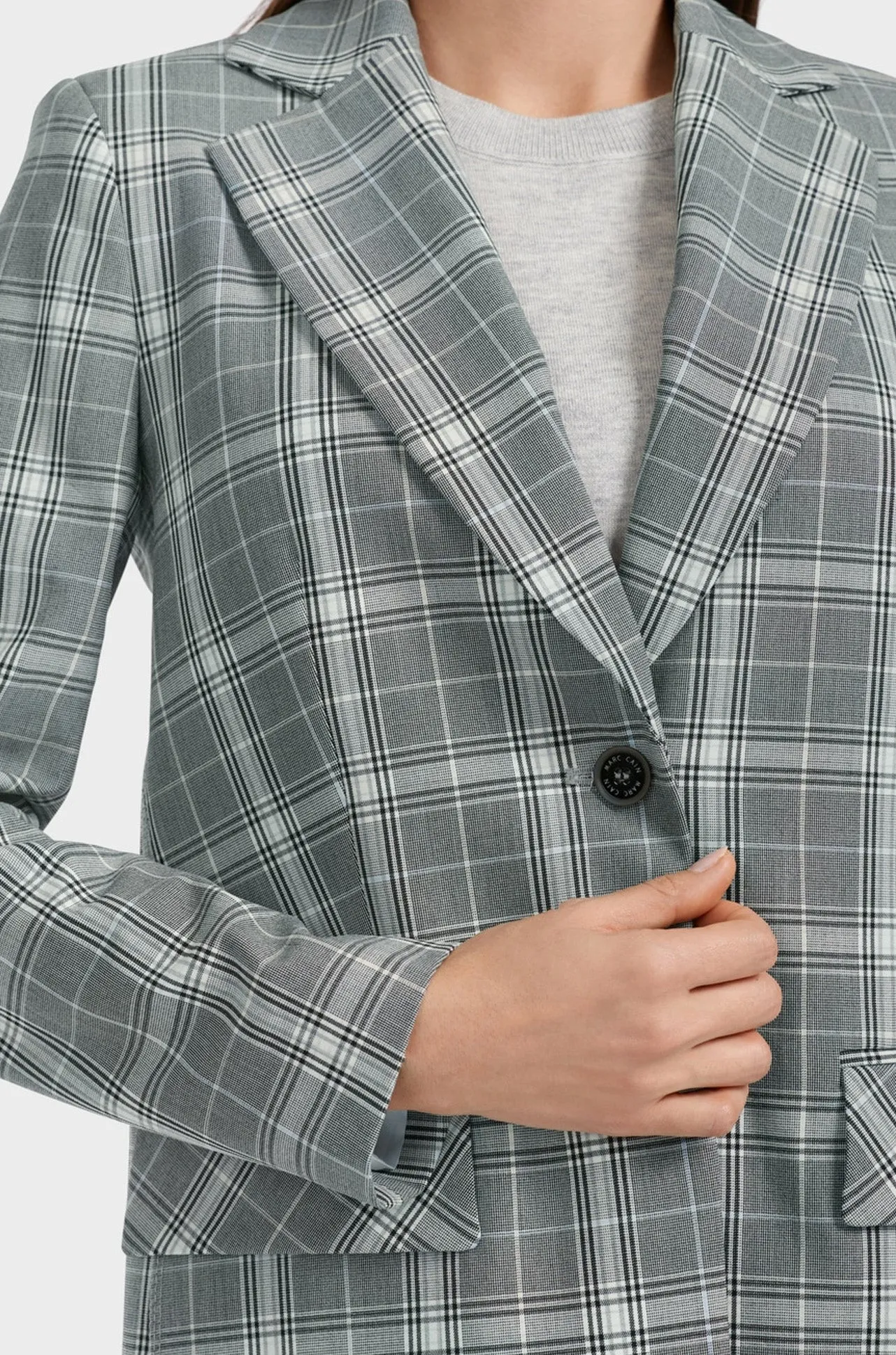Marc Cain - Plaid Print Blazer