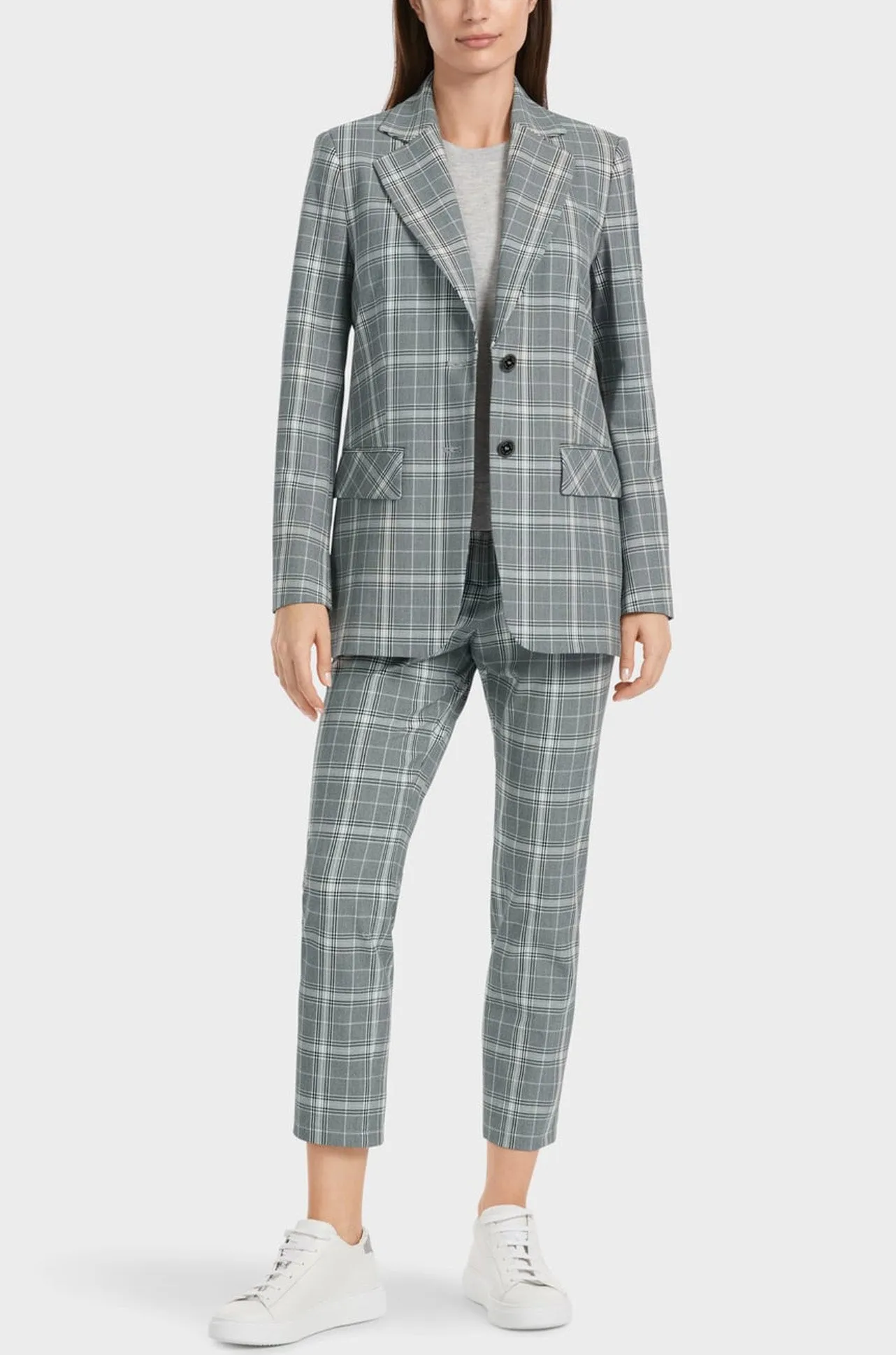 Marc Cain - Plaid Print Blazer