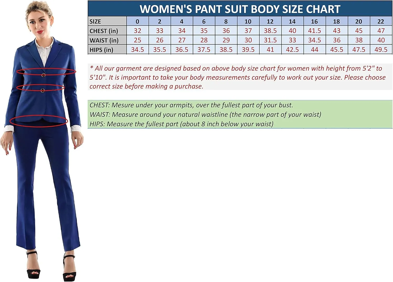 Marycrafts Women's 2 Buttons Business Blazer Pant Suit Set for Work