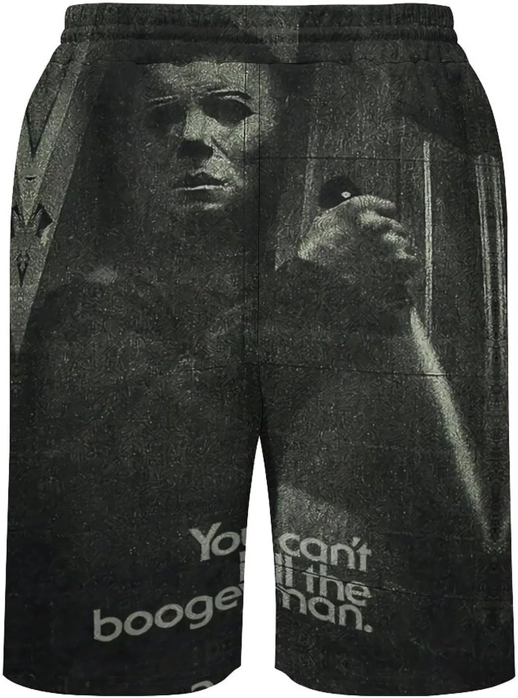 Men's Short Sweatpants Halloween Michael Myers Beachwear Hawaiian Short Pants Swimsuits Beach Shorts with Pockets