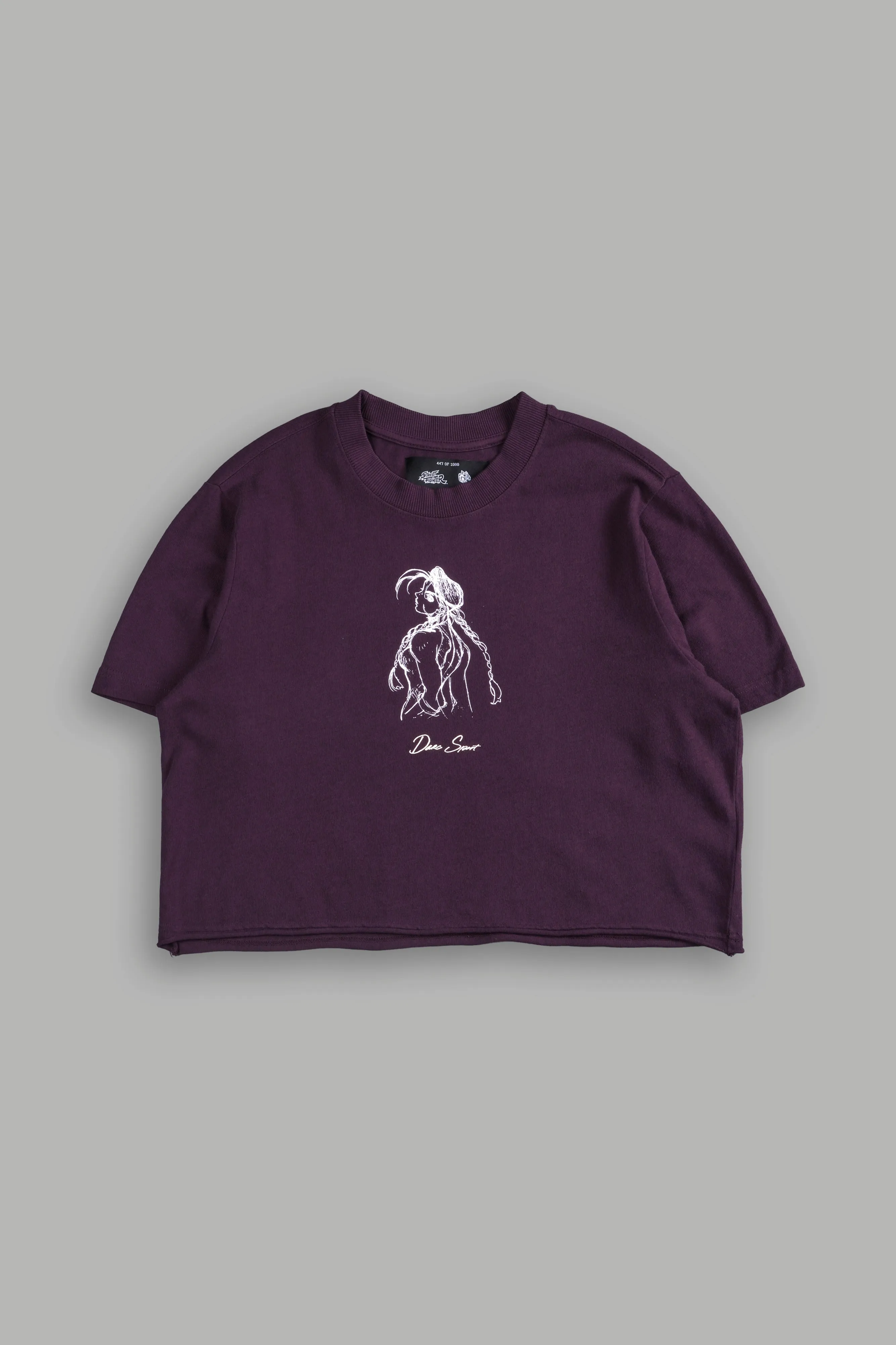 Mission Accomplished "Premium" (Cropped) Tee in Storm Purple