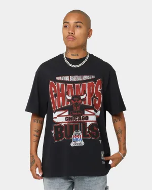 Mitchell & Ness Chicago Bulls Vintage Champs T-Shirt Faded Black