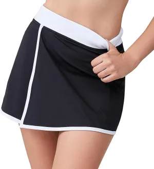 Move With You Women's Tennis Golf Skirts with Pockets Inner Shorts for Athletic Skorts Sports Running Workout Pickleball