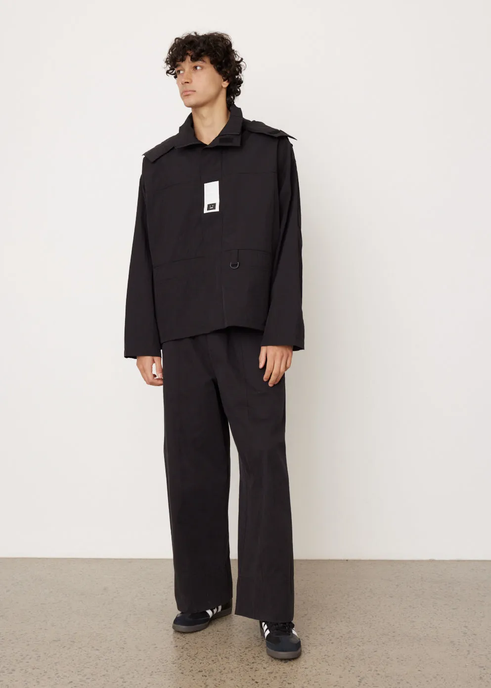 Olen Hooded Nylon Jacket