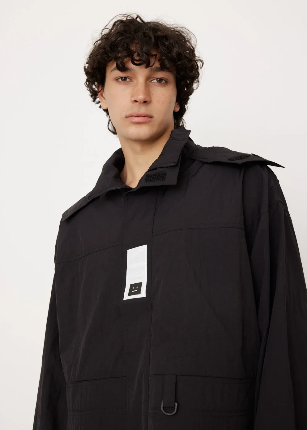 Olen Hooded Nylon Jacket