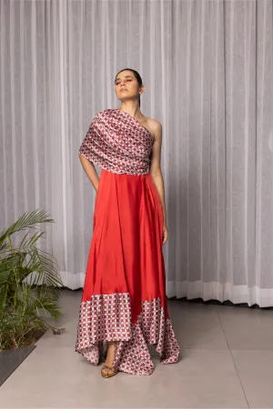 ONE-SHOULDER DRESS