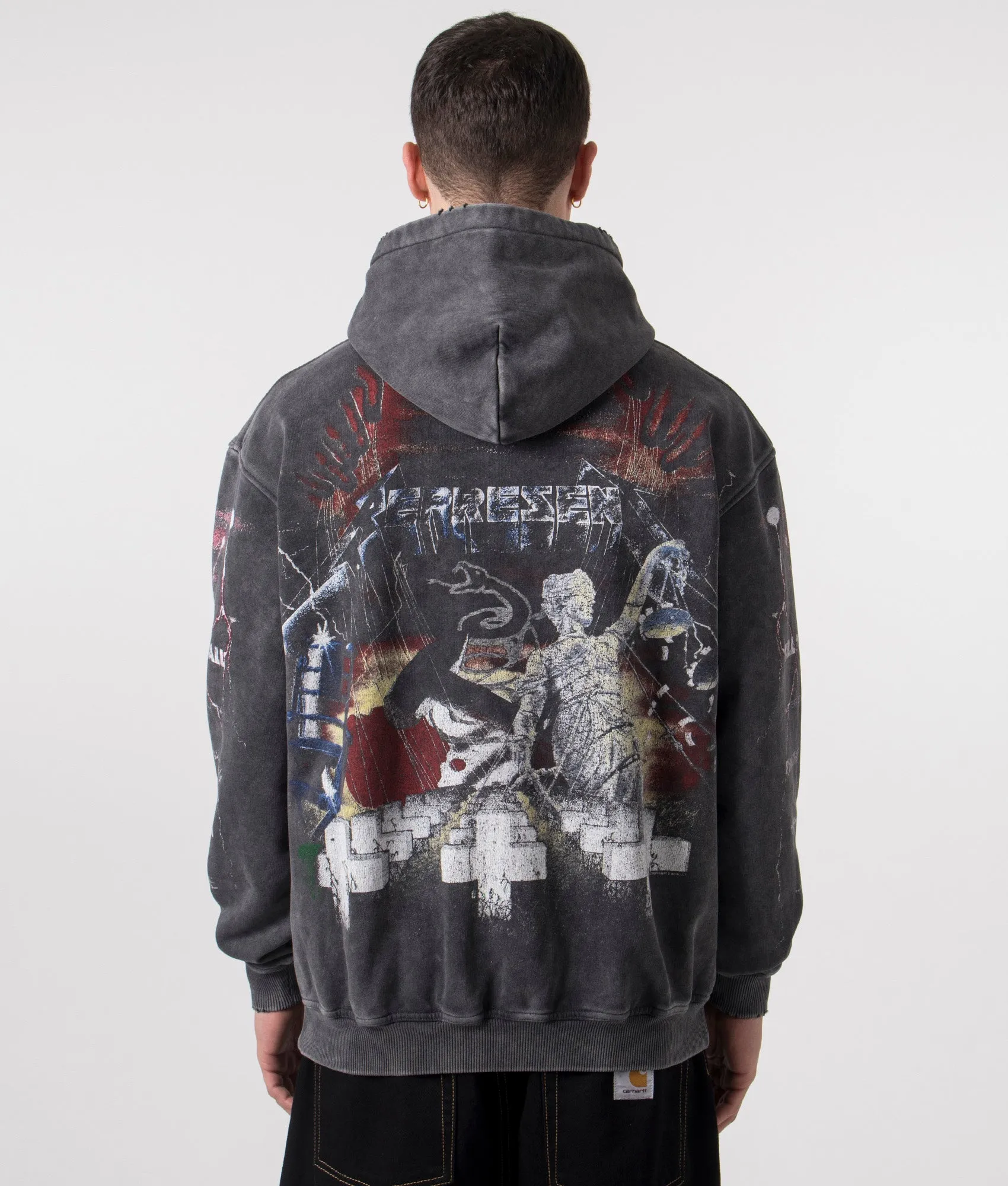 Oversized Fit Metallica Master Of Puppets Hoodie
