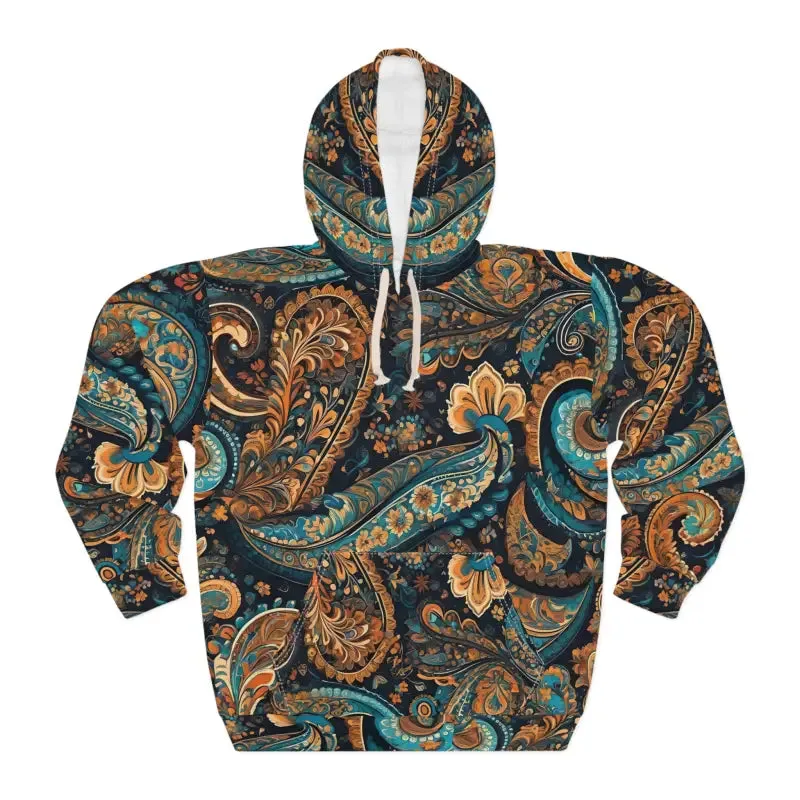 Paisley Aop Unisex Pullover Hoodie Bold Style Upgrade