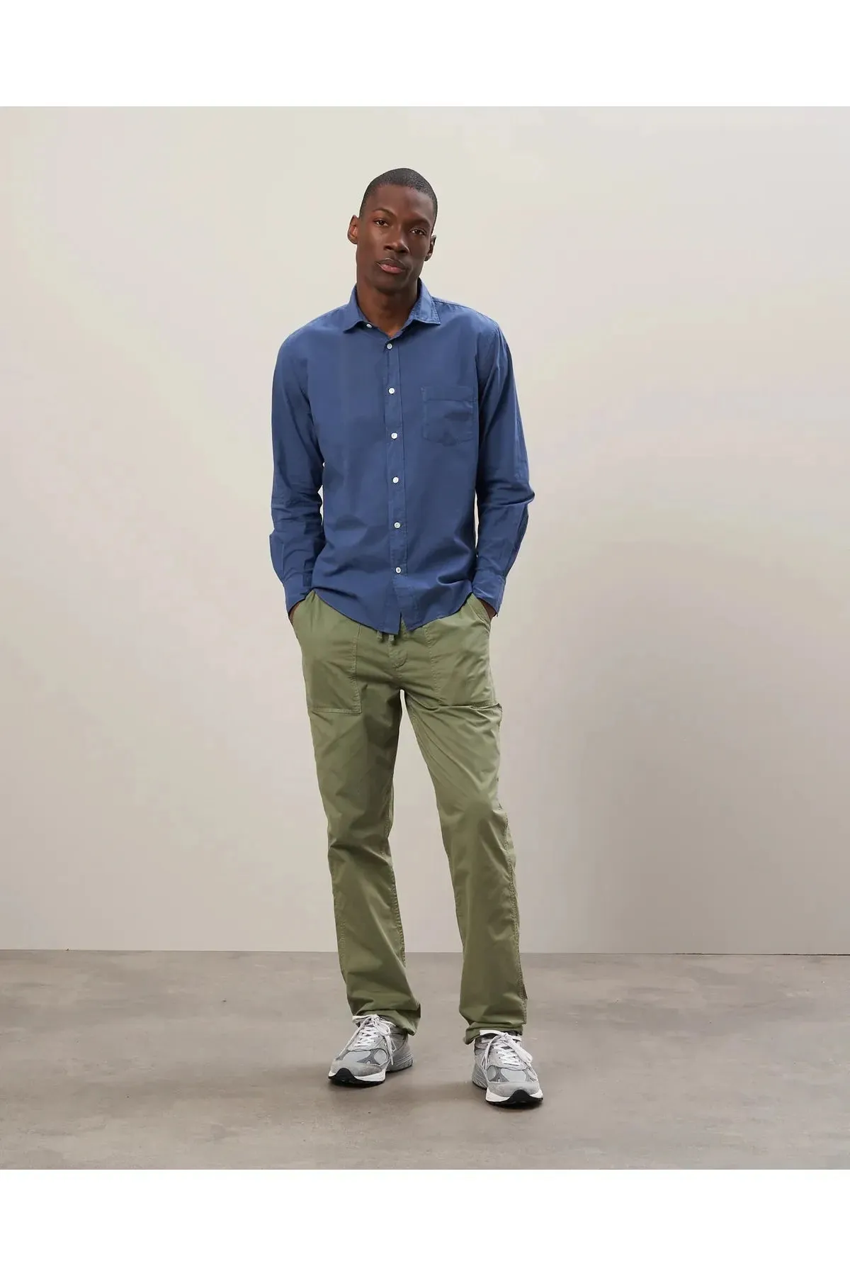 Paul Pat Cotton Voile Shirt - Cobalt