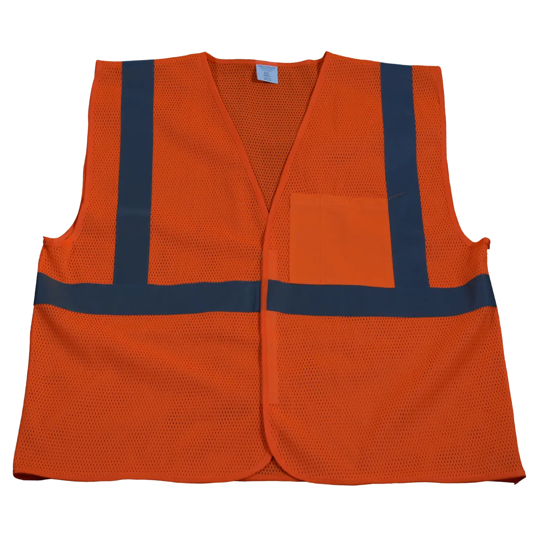 Petra Roc ANSI Class 2 Orange Economy Safety Vest with Velcro Closure