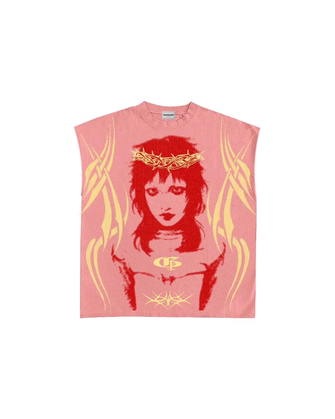 Punk Coral Unisex Boxy Vest