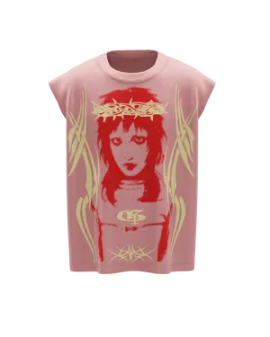 Punk Coral Unisex Boxy Vest