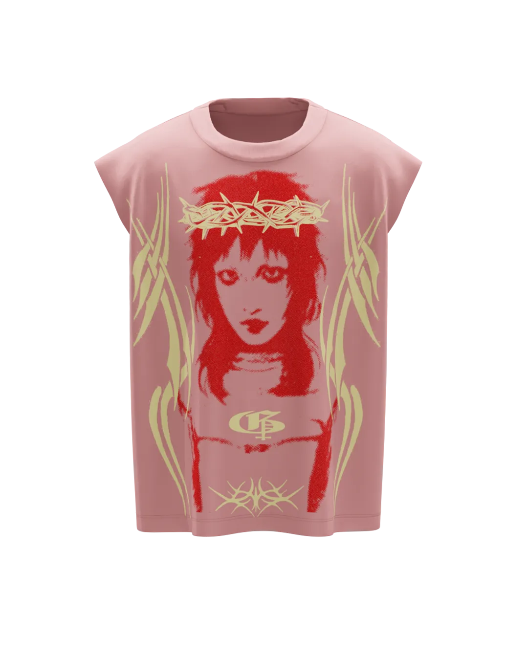 Punk Coral Unisex Boxy Vest