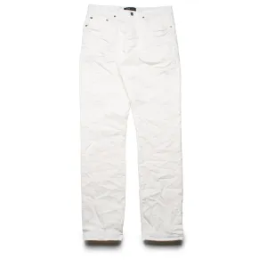 Purple Brand Mid Rise Slim Straight Leg Supernova Straight Jean - White