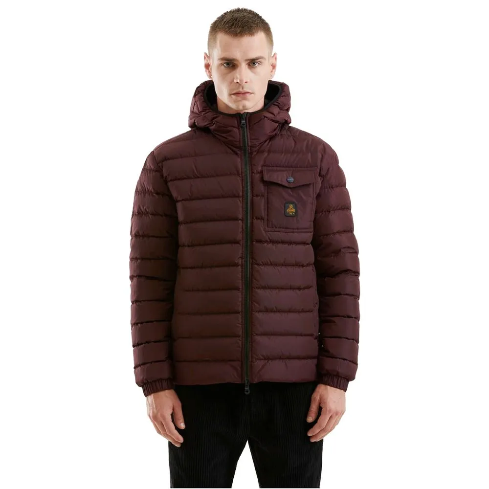 Red Nylon Mens Jacket